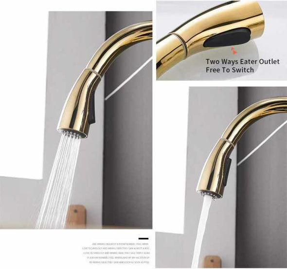 TapnGo™ Mixer Kitchen Tap With Pull Out Hose and Spray Head - Aroflit