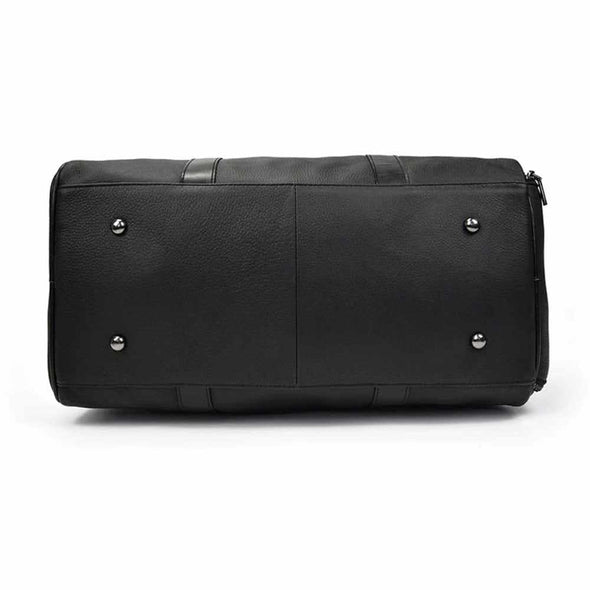 Toledo™ Leather Weekender Bag (Handmade in Morocco) - Aroflit