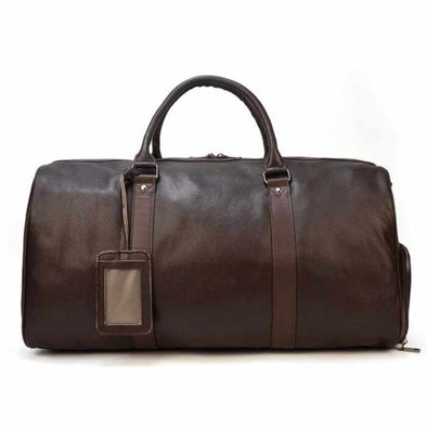 Toledo™ Leather Weekender Bag (Handmade in Morocco) - Aroflit
