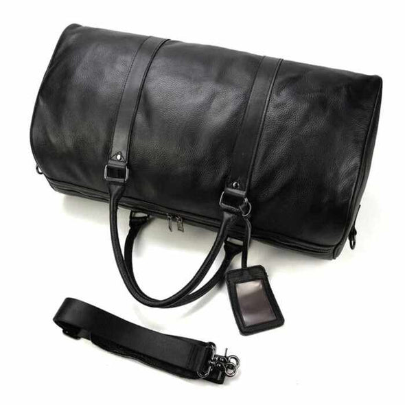 Toledo™ Leather Weekender Bag (Handmade in Morocco) - Aroflit