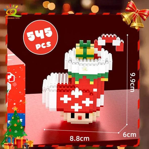 ToyBlox™ Christmas Mini Building Blocks Santa Claus Model Toy For Kids - Aroflit
