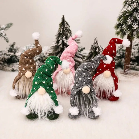 TreeDoll™ 5 Set Christmas Woodsman White Beard Faceless Doll - Aroflit