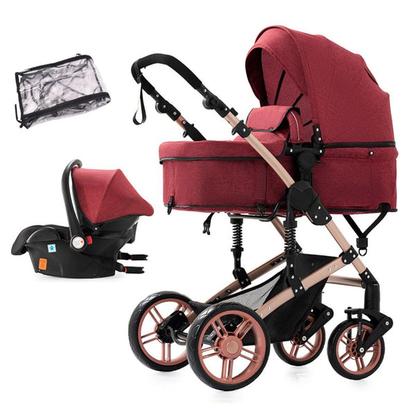 Trolia™ – Baby Pram 3 In 1 - Aroflit