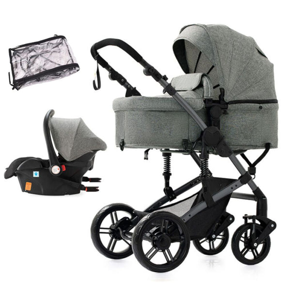 Trolia™ – Baby Pram 3 In 1 - Aroflit