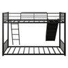 Twin Bunk Loft Bed With Slide And Stairs - Aroflit