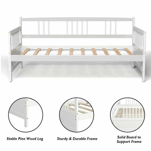 Twin Size Daybed Sofa Couch Sleeper - Aroflit