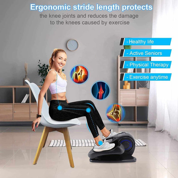Under Desk Elliptical Machine Mini Pedal Exercicer - Aroflit
