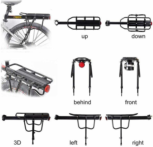 Universal Adjustable Bike Cargo Rear Rack - Aroflit
