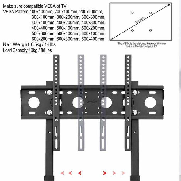 Universal Tv Floor Mobile Stand Mount - Aroflit