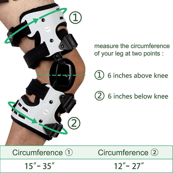 Unloader Knee Brace, Adjustable Varus/Valgus Correction & Pain Relief - Aroflit