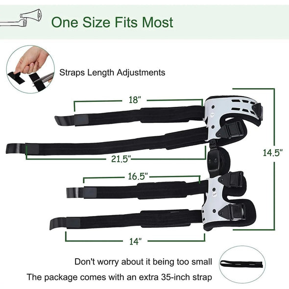 Unloader Knee Brace, Adjustable Varus/Valgus Correction & Pain Relief - Aroflit
