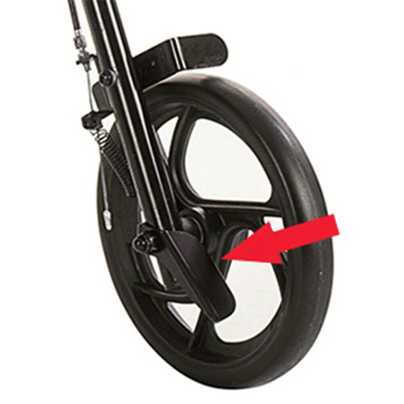 Upgraded Senior Upright Walker with Adjustable Seat, Armrests & Brakes - Aroflit