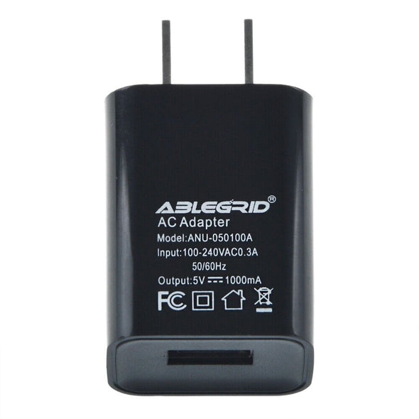 US Plug 5V 1A USB Port Wall Charger 5 Volt 1 Amp AC - DC Power Adapter Converter - Aroflit
