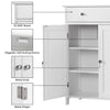 Versatile Bathroom Storage Cabinet Floor Standing with Shelves - Aroflit