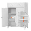 Versatile Bathroom Storage Cabinet Floor Standing with Shelves - Aroflit