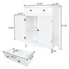 Versatile Bathroom Storage Cabinet Floor Standing with Shelves - Aroflit