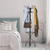 Vintage Freestanding Metal Coat Rack, Elegant Entryway Organizer - Aroflit