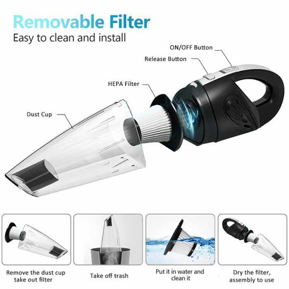Vroom™ Wireless Handheld Vacuum Cleaner For Car - Aroflit