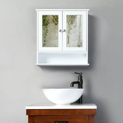 Wall Mounted Bathroom Cabinet with Mirror, Space - Saving - Aroflit