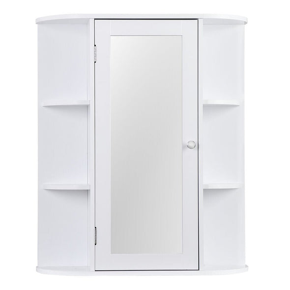 Wall Mounted Bathroom Cabinet with Mirror, Stylish Storage & Modern - Aroflit