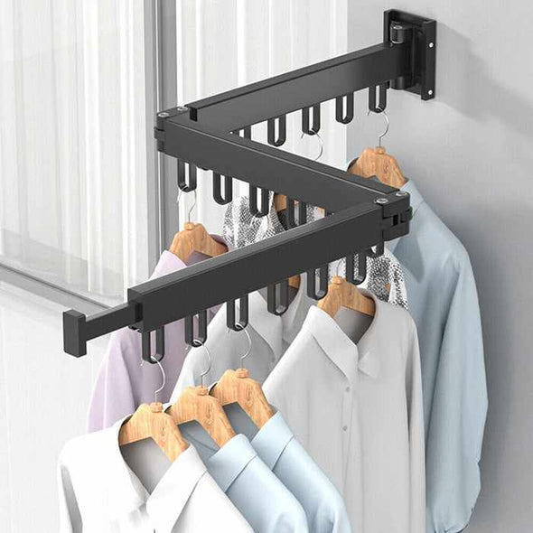Wall Mounted Clothes Drying Rack - Aroflit