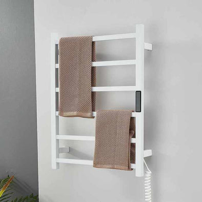 Wall Mounted Electric Heated Towel Warmer Rack - Aroflit