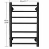 Wall Mounted Electric Heated Towel Warmer Rack - Aroflit