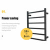 Wall Mounted Electric Heated Towel Warmer Rack - Aroflit