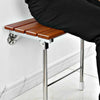 Wall Mounted Folding Shower Chair Bench Seat - Aroflit