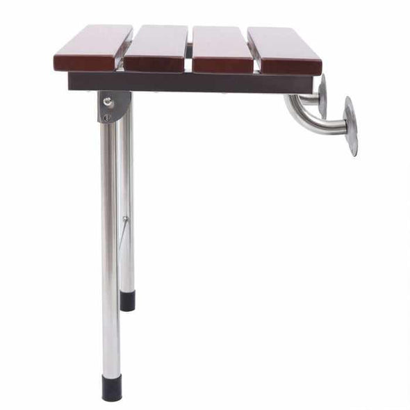 Wall Mounted Folding Shower Chair Bench Seat - Aroflit