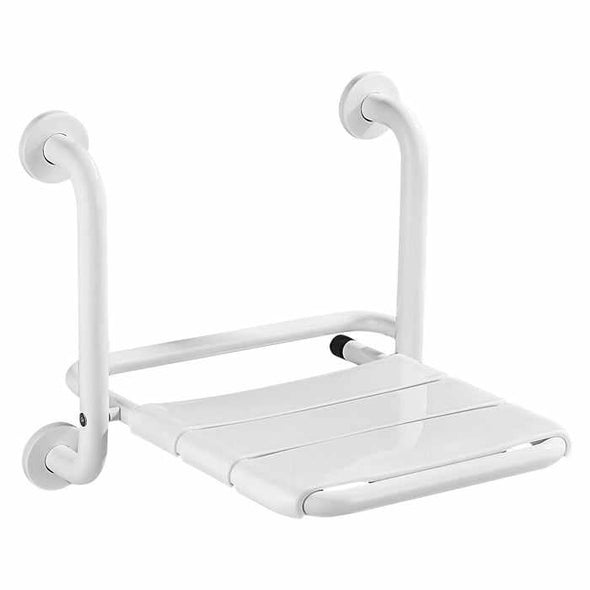 Wall Mounted Folding Shower Chair Bench Seat - Aroflit