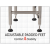 Wall Mounted Folding Shower Chair Bench Seat - Aroflit