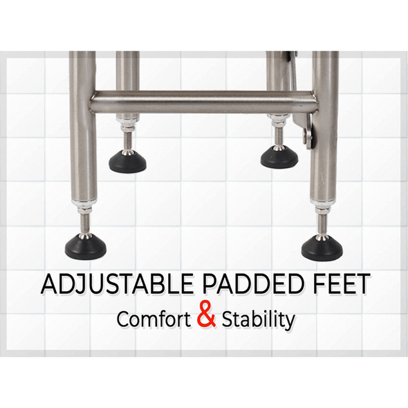 Wall Mounted Folding Shower Chair Bench Seat - Aroflit