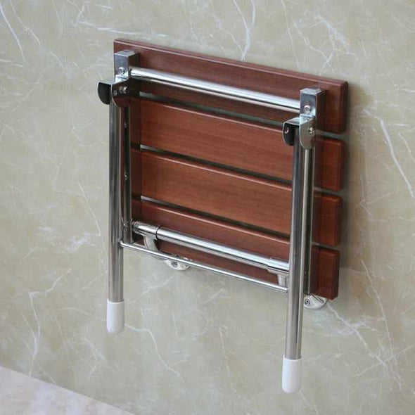 Wall Mounted Folding Shower Chair Bench Seat - Aroflit