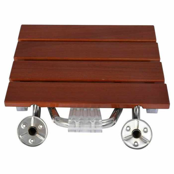 Wall Mounted Folding Shower Chair Bench Seat - Aroflit