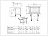 Wall Mounted Folding Shower Chair Bench Seat - Aroflit