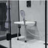 Wall Mounted Folding Shower Chair Bench Seat - Aroflit
