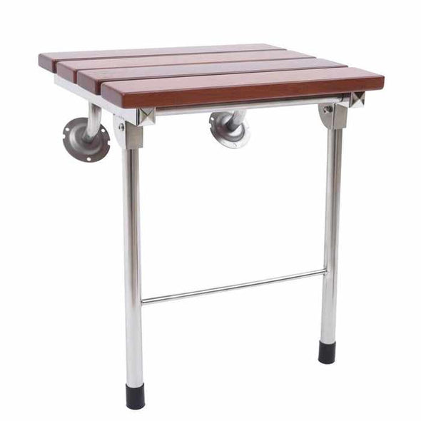 Wall Mounted Folding Shower Chair Bench Seat - Aroflit