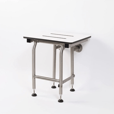 Wall Mounted Folding Shower Chair Bench Seat - Aroflit