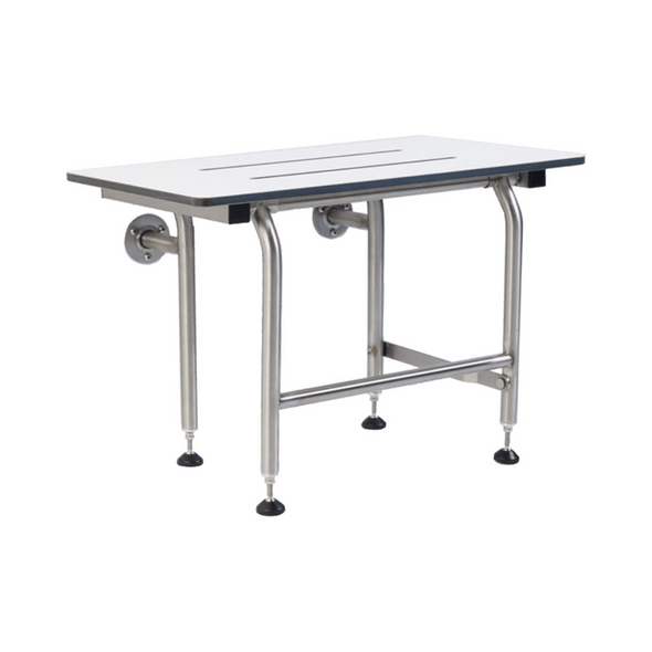 Wall Mounted Folding Shower Chair Bench Seat - Aroflit