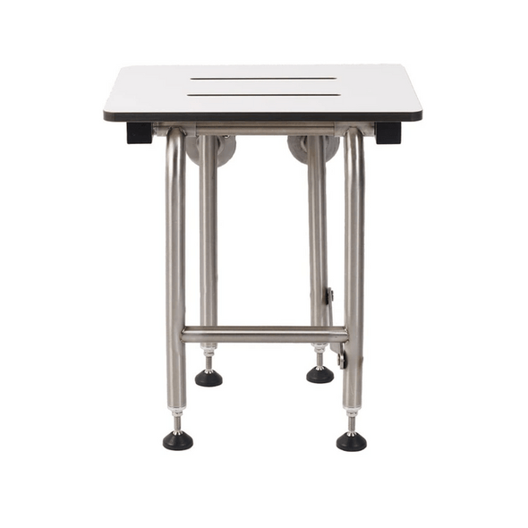 Wall Mounted Folding Shower Chair Bench Seat - Aroflit