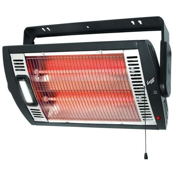 Wall - Mounted Outdoor Electric Infrared Patio Heater, 1500W Radiant - Aroflit