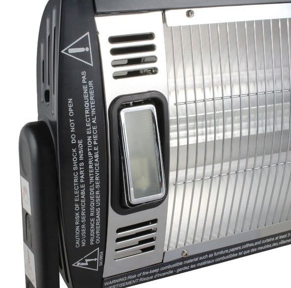Wall - Mounted Outdoor Electric Infrared Patio Heater, 1500W Radiant - Aroflit