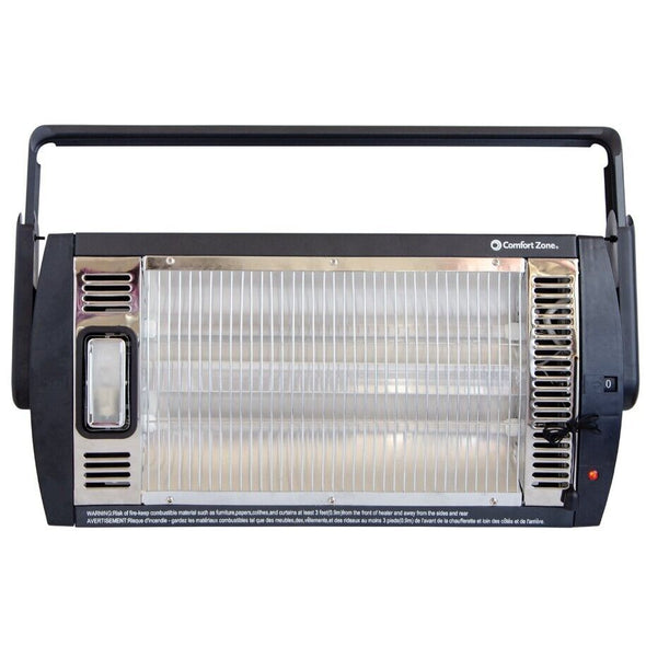 Wall - Mounted Outdoor Electric Infrared Patio Heater, 1500W Radiant - Aroflit