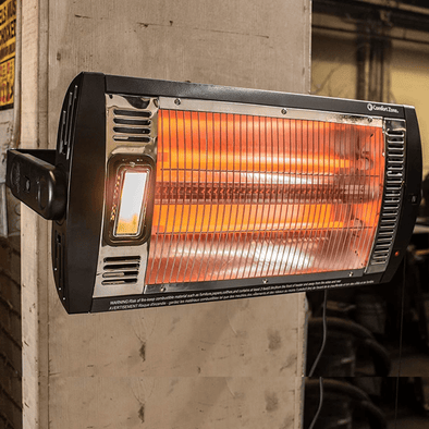 Wall - Mounted Outdoor Electric Infrared Patio Heater, 1500W Radiant - Aroflit