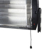 Wall - Mounted Outdoor Electric Infrared Patio Heater, 1500W Radiant - Aroflit