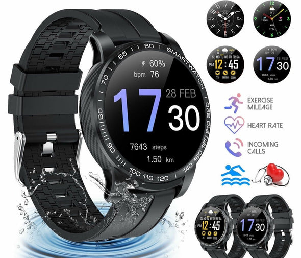 Waterproof Smart Watch, Fitness Tracker & Notifications - Aroflit