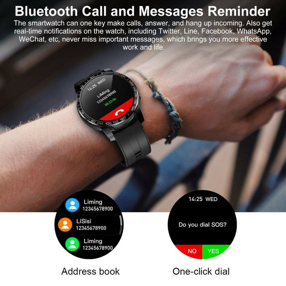 Waterproof Smart Watch, Fitness Tracker & Notifications - Aroflit
