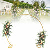 Wedding Gold Circle Arch Backdrop Stand - Aroflit