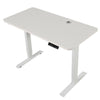White FlexiDesk Electric Standing Desk Adjustable Height w/ Memory Control - Aroflit